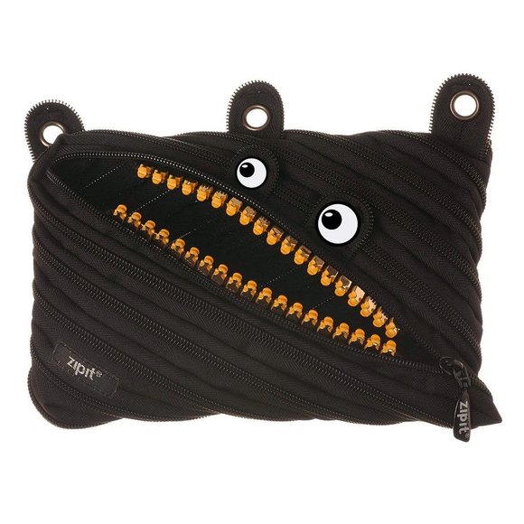 Zipit Other - Zipit Grillz 3 Ring Pencil Case Pouch (Black)